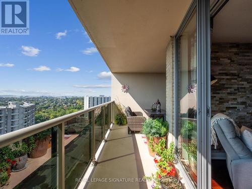 2201 - 299 Mill Road, Toronto (Markland Wood), ON - Outdoor With Balcony With View With Exterior