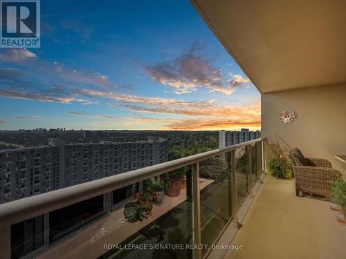 2201 - 299 Mill Road, Toronto (Markland Wood), ON - Outdoor With Balcony With View