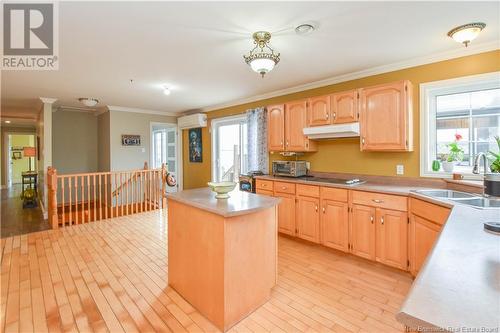 159 Sam Street, Val-Comeau, NB - Indoor Photo Showing Kitchen With Double Sink