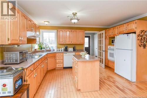 159 Sam Street, Val-Comeau, NB - Indoor Photo Showing Kitchen With Double Sink