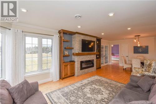 159 Sam Street, Val-Comeau, NB - Indoor Photo Showing Living Room With Fireplace