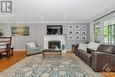 2149 Queensgrove Road, Ottawa, ON  - Indoor Photo Showing Living Room With Fireplace 