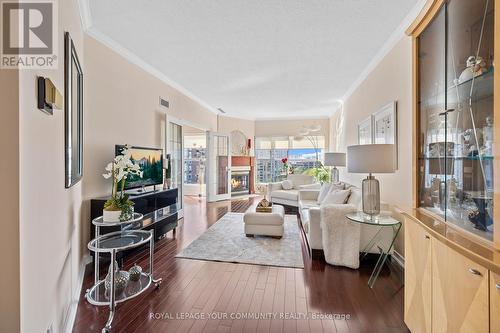 Lp #904 - 18 Concorde Place, Toronto, ON - Indoor Photo Showing Other Room With Fireplace