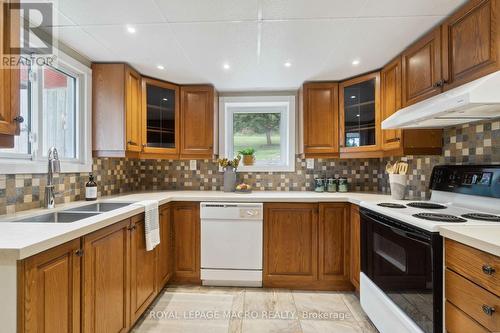 229 Main Street W, Grimsby, ON - Indoor Photo Showing Kitchen With Double Sink