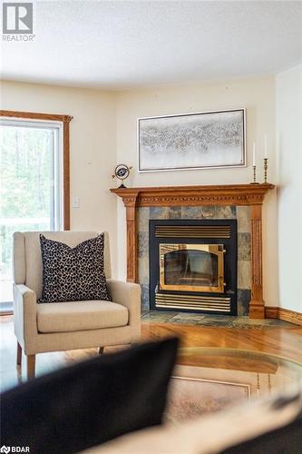 710 Airport Road, Quinte West, ON - Indoor Photo Showing Living Room With Fireplace