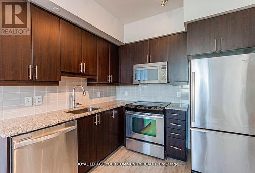 706 - 85 North Park Road, Vaughan, ON - Indoor Photo Showing Kitchen With Stainless Steel Kitchen