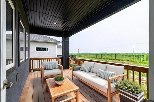 35 Chimney Swift Way, St Adolphe, MB - Outdoor With Deck Patio Veranda With Exterior