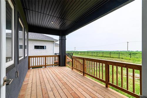 35 Chimney Swift Way, St Adolphe, MB - Outdoor With Deck Patio Veranda With Exterior