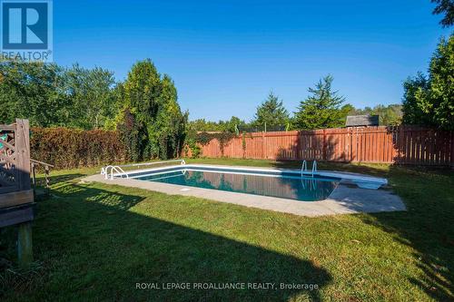 232 Downs Road, Quinte West, ON - Outdoor With In Ground Pool With Backyard