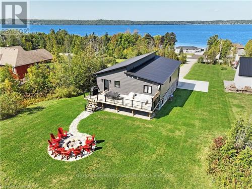 138 Sunset Boulevard, Georgian Bluffs, ON - Outdoor With Body Of Water With Deck Patio Veranda