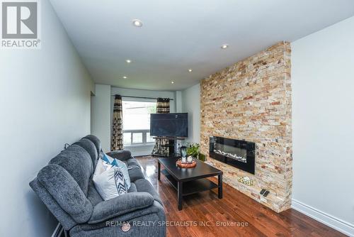 236 Fernforest Drive W, Brampton, ON - Indoor Photo Showing Living Room With Fireplace