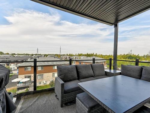 Balcon - 403-130 Av. De La Belle-Dame, La Prairie, QC - Outdoor With Deck Patio Veranda With View With Exterior