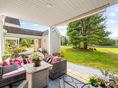 Patio - 31 Rue Du Huard, Orford, QC - Outdoor With Deck Patio Veranda With Exterior