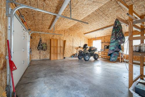 5830 Westwynd Drive, Falkland, BC - Indoor Photo Showing Garage