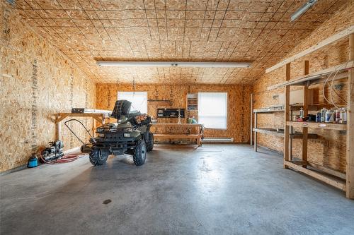 5830 Westwynd Drive, Falkland, BC - Indoor Photo Showing Garage