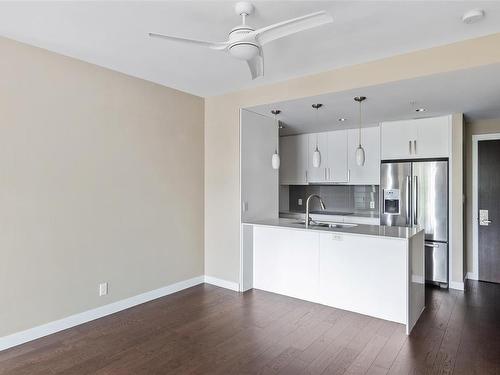 401-999 Burdett Ave, Victoria, BC - Indoor Photo Showing Kitchen With Upgraded Kitchen