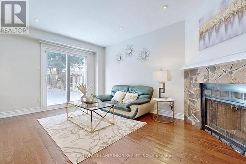 170 Ingleton Boulevard, Toronto (Milliken), ON - Indoor Photo Showing Living Room With Fireplace