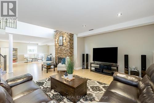 18 Todd Drive, Barrie (Innis-Shore), ON - Indoor Photo Showing Living Room With Fireplace