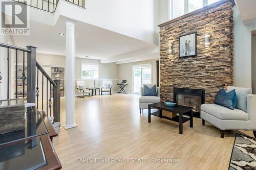 18 Todd Drive, Barrie, ON - Indoor With Fireplace