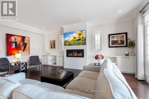 139 Wilson Street, Oakville, ON - Indoor Photo Showing Living Room With Fireplace