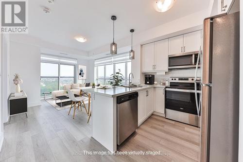 705 - 460 Dundas Street E, Hamilton, ON - Indoor Photo Showing Kitchen With Upgraded Kitchen