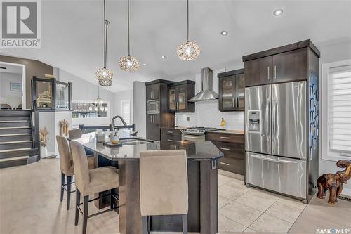 4103 Freeman Road E, Regina, SK - Indoor Photo Showing Kitchen With Stainless Steel Kitchen With Upgraded Kitchen