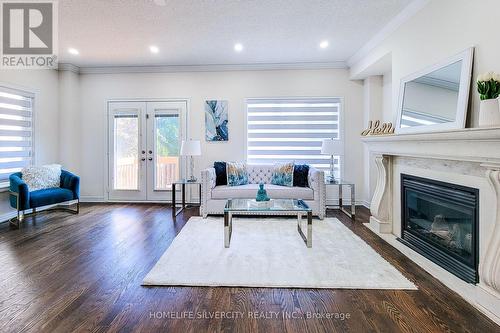 2336 Wuthering Heights Way, Oakville, ON - Indoor Photo Showing Living Room With Fireplace