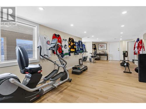 5227 Trepanier Bench Road, Peachland, BC - Indoor Photo Showing Gym Room