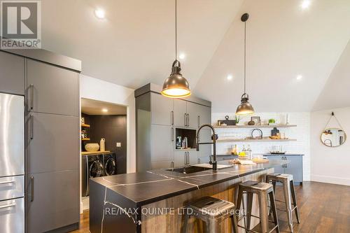 1190 County 3 Road, Prince Edward County (Ameliasburgh), ON - Indoor Photo Showing Kitchen With Double Sink