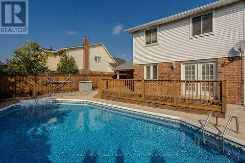 2090 Deer Run Avenue, Burlington, ON - Outdoor With In Ground Pool With Deck Patio Veranda