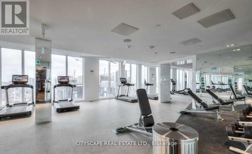 4810 - 251 Jarvis Street W, Toronto, ON - Indoor Photo Showing Gym Room