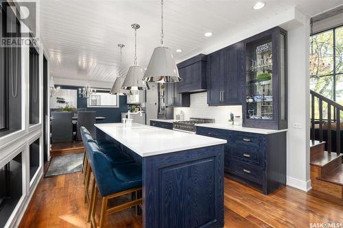 1024 Spadina Crescent E, Saskatoon, SK - Indoor Photo Showing Kitchen With Upgraded Kitchen