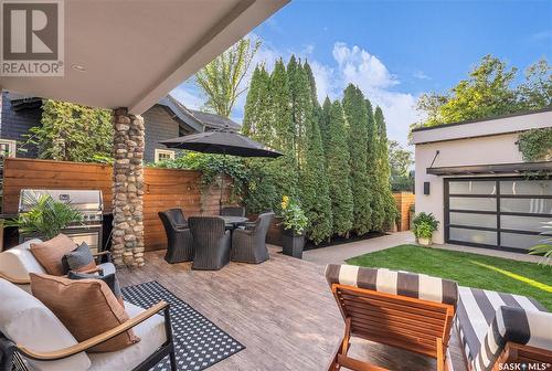 1024 Spadina Crescent E, Saskatoon, SK - Outdoor With Deck Patio Veranda With Exterior