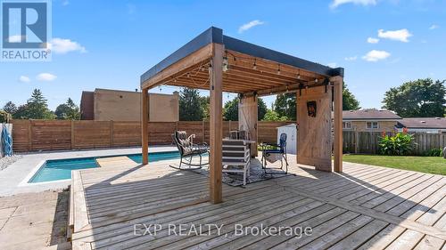 6 Genevive Crescent, London, ON - Outdoor With In Ground Pool With Deck Patio Veranda