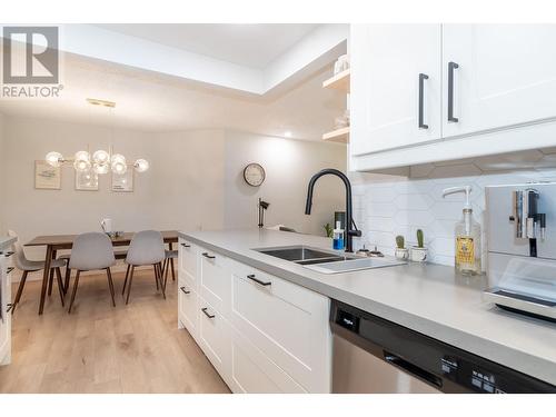 1801 32 Street Unit# 110, Vernon, BC - Indoor Photo Showing Kitchen With Double Sink