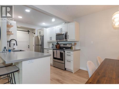 1801 32 Street Unit# 110, Vernon, BC - Indoor Photo Showing Kitchen With Stainless Steel Kitchen