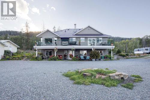 353 Gunter-Ellison Road, Enderby, BC - Outdoor With Deck Patio Veranda With Facade