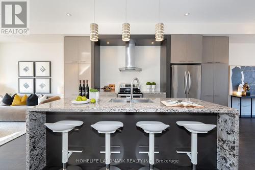 118 Genuine Lane, Richmond Hill, ON - Indoor Photo Showing Kitchen With Stainless Steel Kitchen With Upgraded Kitchen