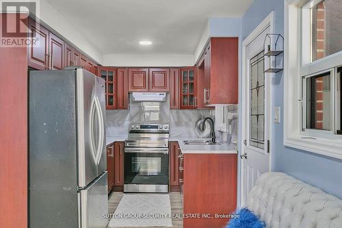 102 Paradelle Crescent, Toronto, ON - Indoor Photo Showing Kitchen With Double Sink