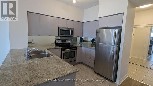 2601 - 388 Prince Of Wales Drive, Mississauga (City Centre), ON - Indoor Photo Showing Kitchen With Stainless Steel Kitchen With Double Sink