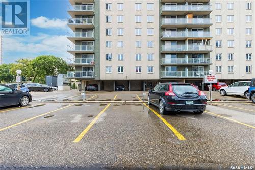 906 320 5Th Avenue N, Saskatoon, SK - Outdoor With Balcony With Facade