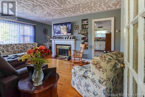 32 Hillcrest Drive, Saint John, NB - Indoor Photo Showing Living Room With Fireplace