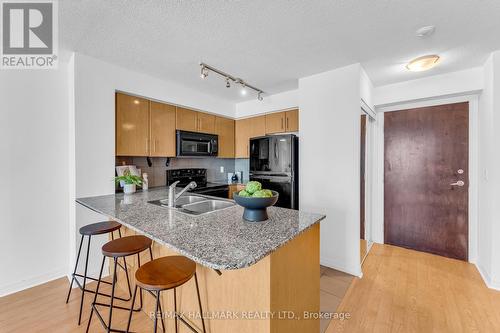 1908 - 16 Yonge Street, Toronto (Waterfront Communities), ON - Indoor Photo Showing Kitchen With Double Sink