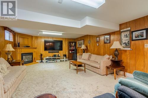 2434 Eileen Drive, Burlington, ON - Indoor Photo Showing Living Room With Fireplace