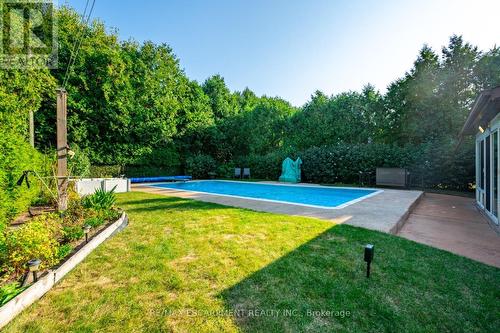 2434 Eileen Drive, Burlington, ON - Outdoor With In Ground Pool With Backyard