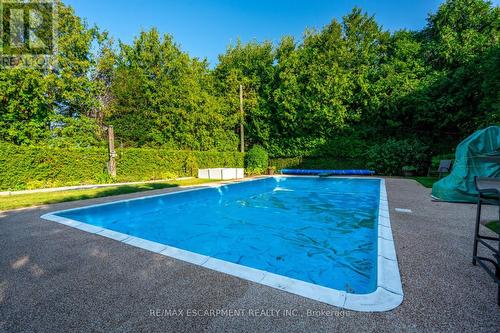 2434 Eileen Drive, Burlington, ON - Outdoor With In Ground Pool With Backyard