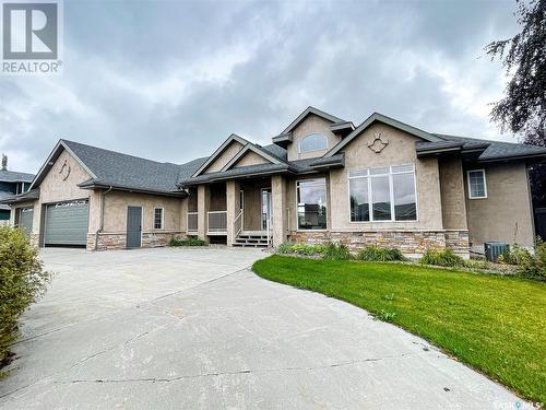 24 Bridger Drive, Meadow Lake, SK - Outdoor With Deck Patio Veranda With Facade