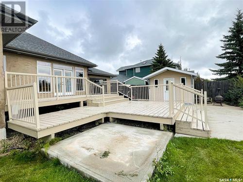 24 Bridger Drive, Meadow Lake, SK - Outdoor With Deck Patio Veranda With Exterior