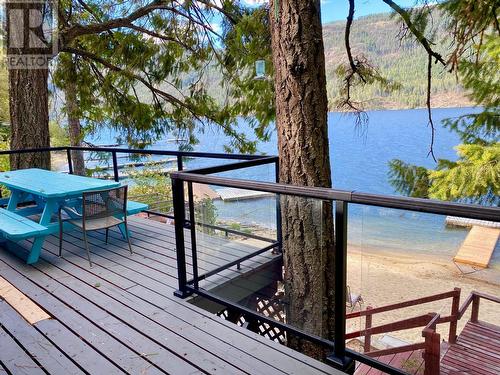 3509 East Lake Drive, Christina Lake, BC - Outdoor With Body Of Water With Deck Patio Veranda