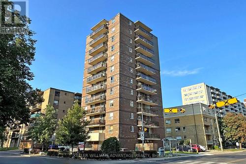 1003 - 1145 Logan Avenue, Toronto, ON - Outdoor With Balcony With Facade